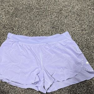 Lululemon Athletica Lavender Fast and Free Shorts
